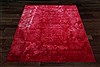 Modern Red Hand Knotted 80 X 100  Area Rug 151-18781 Thumb 7