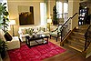 Modern Red Hand Knotted 80 X 100  Area Rug 151-18781 Thumb 1