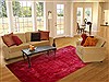 Modern Red Hand Knotted 80 X 100  Area Rug 151-18781 Thumb 3