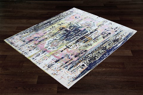 Indo-Nepal Multicolor Square Hand Knotted 10 X 10  Area Rug 151-18782 Image 6