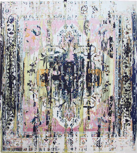 Indo-Nepal Multicolor Square Hand Knotted 10 X 10  Area Rug 151-18782 Image 0