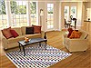 Modern White Hand Knotted 40 X 60  Area Rug 151-18783 Thumb 5