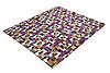 Modern Multicolor Hand Knotted 100 X 140  Area Rug 151-18787 Thumb 8