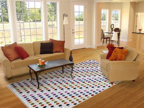 Modern White Hand Knotted 80 X 100  Area Rug 151-18789 Image 4