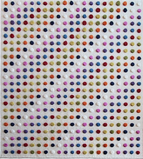 Modern White Hand Knotted 80 X 100  Area Rug 151-18789 Image 0