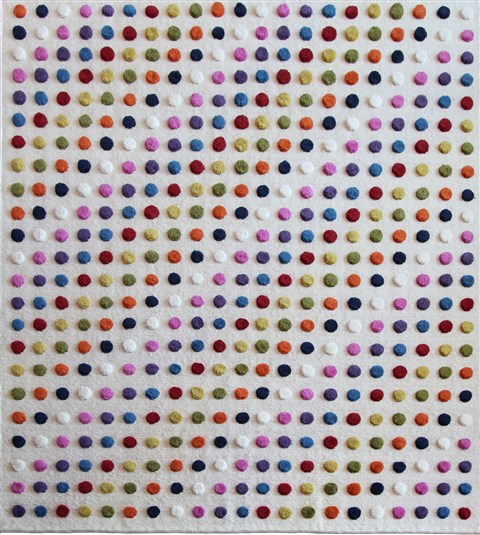 Modern White Hand Knotted 90 X 120  Area Rug 151-18790 Image 0