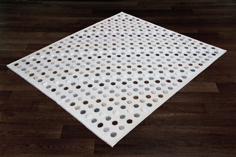 Modern White Hand Knotted 90 X 120  Area Rug 151-18794 Image 6