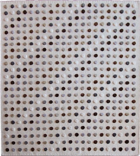 Modern White Hand Knotted 90 X 120  Area Rug 151-18794 Image 0