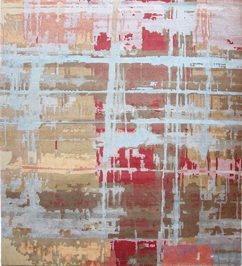 Modern Multicolor Square Hand Knotted 10 X 10  Area Rug 151-18798 Image 0