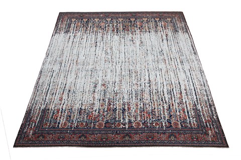 Modern White Hand Knotted 80 X 100  Area Rug 151-18801 Image 1