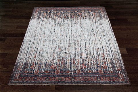 Modern White Hand Knotted 80 X 100  Area Rug 151-18801 Image 9