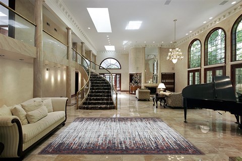 Modern White Hand Knotted 80 X 100  Area Rug 151-18801 Image 2