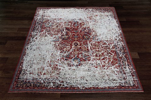 Chobi Red Hand Knotted 80 X 100  Area Rug 151-18802 Image 8