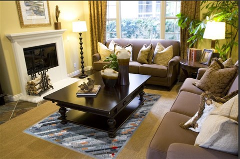Modern Blue Hand Knotted 50 X 80  Area Rug 151-18808 Image 2