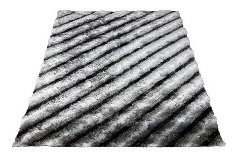 Modern Grey Hand Knotted 50 X 80  Area Rug 151-18816 Image 7