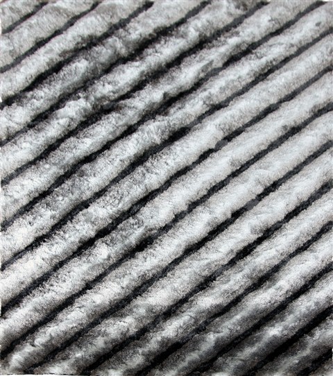 Modern Grey Hand Knotted 50 X 80  Area Rug 151-18816 Image 0