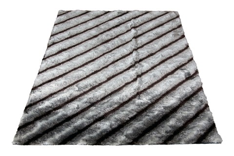 Modern Grey Hand Knotted 50 X 80  Area Rug 151-18818 Image 6