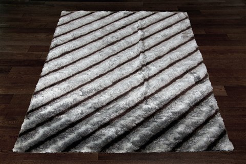 Modern Grey Hand Knotted 50 X 80  Area Rug 151-18818 Image 9