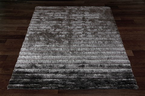 Modern Grey Hand Knotted 50 X 80  Area Rug 151-18819 Image 9