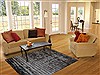 Modern Grey Hand Knotted 50 X 80  Area Rug 151-18819 Thumb 4