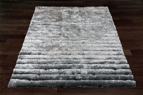 Modern Grey Hand Knotted 50 X 80  Area Rug 151-18820 Image 6