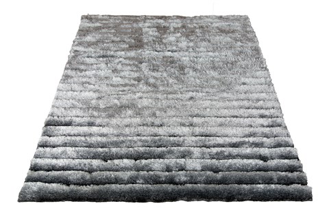 Modern Grey Hand Knotted 50 X 80  Area Rug 151-18820 Image 8