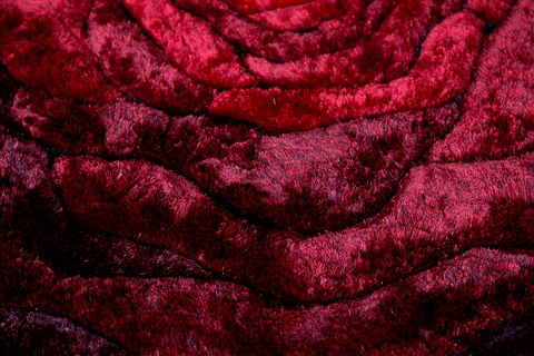 Modern Red Hand Knotted 50 X 80  Area Rug 151-18821 Image 6