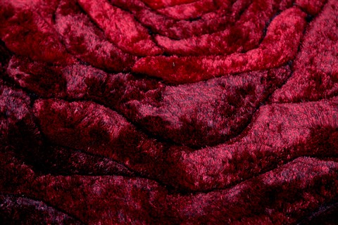 Modern Red Hand Knotted 50 X 80  Area Rug 151-18821 Image 7