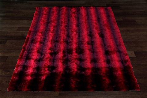 Modern Red Hand Knotted 50 X 80  Area Rug 151-18822 Image 9