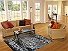 Patchwork Grey Hand Knotted 50 X 80  Area Rug 151-18824 Thumb 4