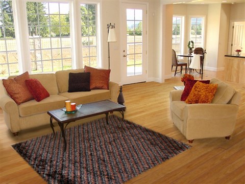 Indo-Nepal Black Hand Knotted 50 X 80  Area Rug 151-18829 Image 4