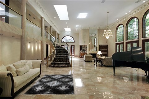 Modern Black Hand Knotted 50 X 80  Area Rug 151-18830 Image 1