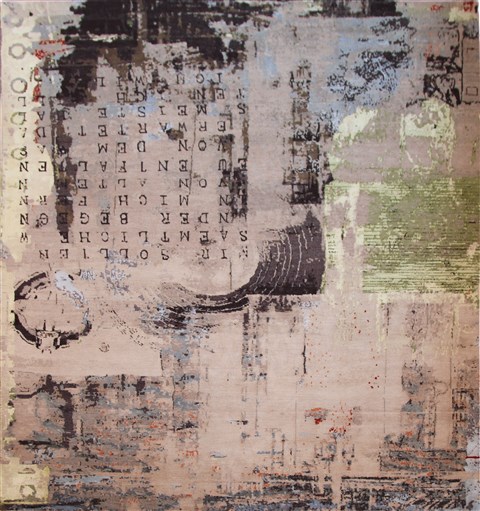 Modern Purple Square Hand Knotted 10 X 10  Area Rug 151-18832 Image 0