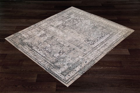 Indo-Nepal Beige Square Hand Knotted 10 X 10  Area Rug 151-18834 Image 3