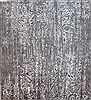 Indo-Nepal Grey Square Hand Knotted 10 X 10  Area Rug 151-18836 Thumb 0