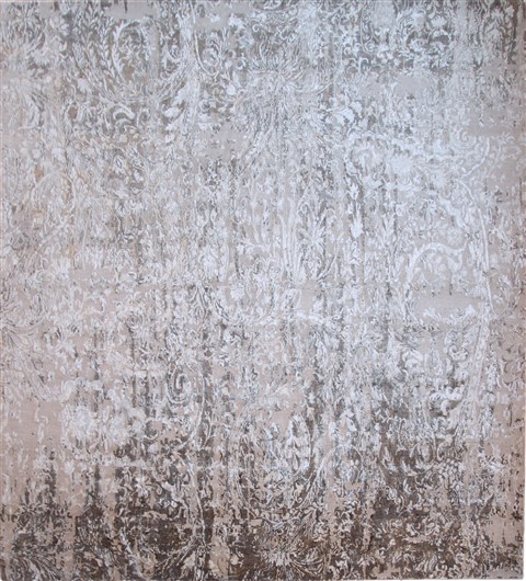 Indo-Nepal Grey Hand Knotted 80 X 100  Area Rug 151-18838 Image 0