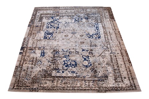 Indo-Nepal White Square Hand Knotted 10 X 10  Area Rug 151-18839 Image 2