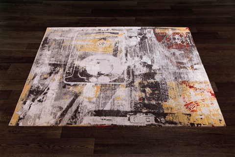 Modern Grey Square Hand Knotted 10 X 10  Area Rug 151-18841 Image 2