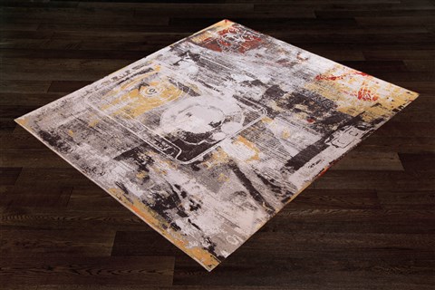 Modern Grey Square Hand Knotted 10 X 10  Area Rug 151-18841 Image 5