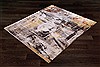Modern Grey Square Hand Knotted 10 X 10  Area Rug 151-18841 Thumb 5