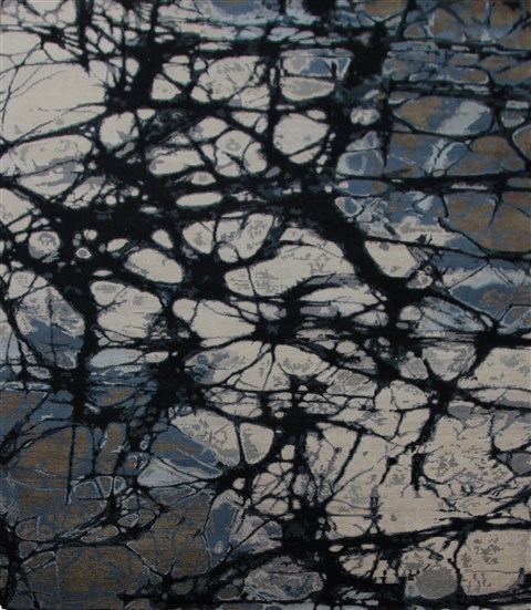 Modern White Hand Knotted 80 X 100  Area Rug 151-18844 Image 0