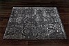 Modern Black Square Hand Knotted 10 X 10  Area Rug 151-18845 Thumb 4