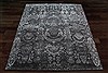 Modern Black Square Hand Knotted 10 X 10  Area Rug 151-18845 Thumb 8