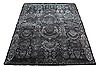 Modern Black Square Hand Knotted 10 X 10  Area Rug 151-18845 Thumb 10