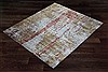 Indo-Nepal Multicolor Square Hand Knotted 10 X 10  Area Rug 151-18846 Thumb 1
