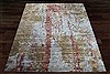 Indo-Nepal Multicolor Square Hand Knotted 10 X 10  Area Rug 151-18846 Thumb 4
