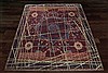 Modern Red Square Hand Knotted 10 X 10  Area Rug 151-18847 Thumb 6