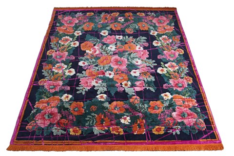 Modern Purple Hand Knotted 80 X 100  Area Rug 151-18848 Image 4