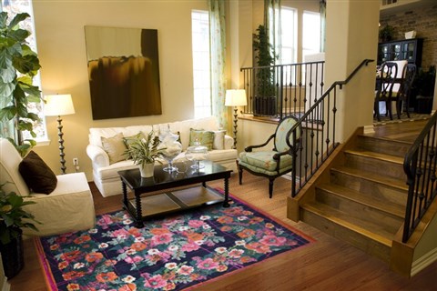 Modern Purple Hand Knotted 80 X 100  Area Rug 151-18848 Image 7