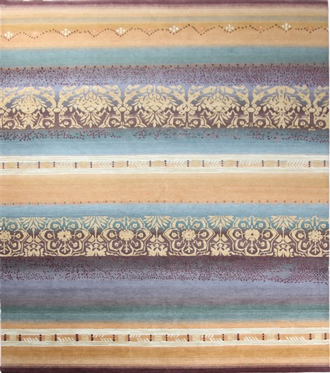 Indo-Nepal Multicolor Hand Knotted 80 X 100  Area Rug 151-18850 Image 0